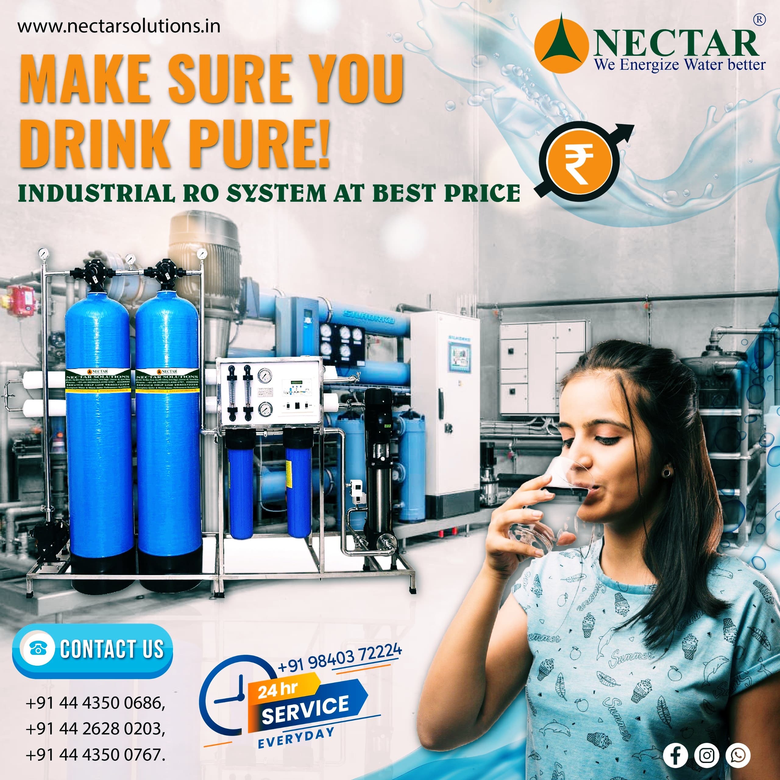 Industrial RO Systems for Pure Water