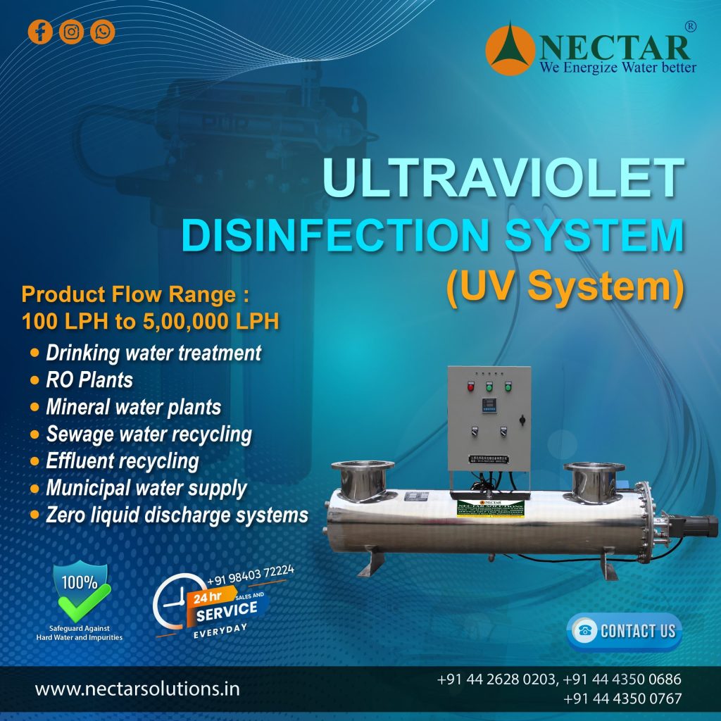 Ultraviolet water sterilizer India