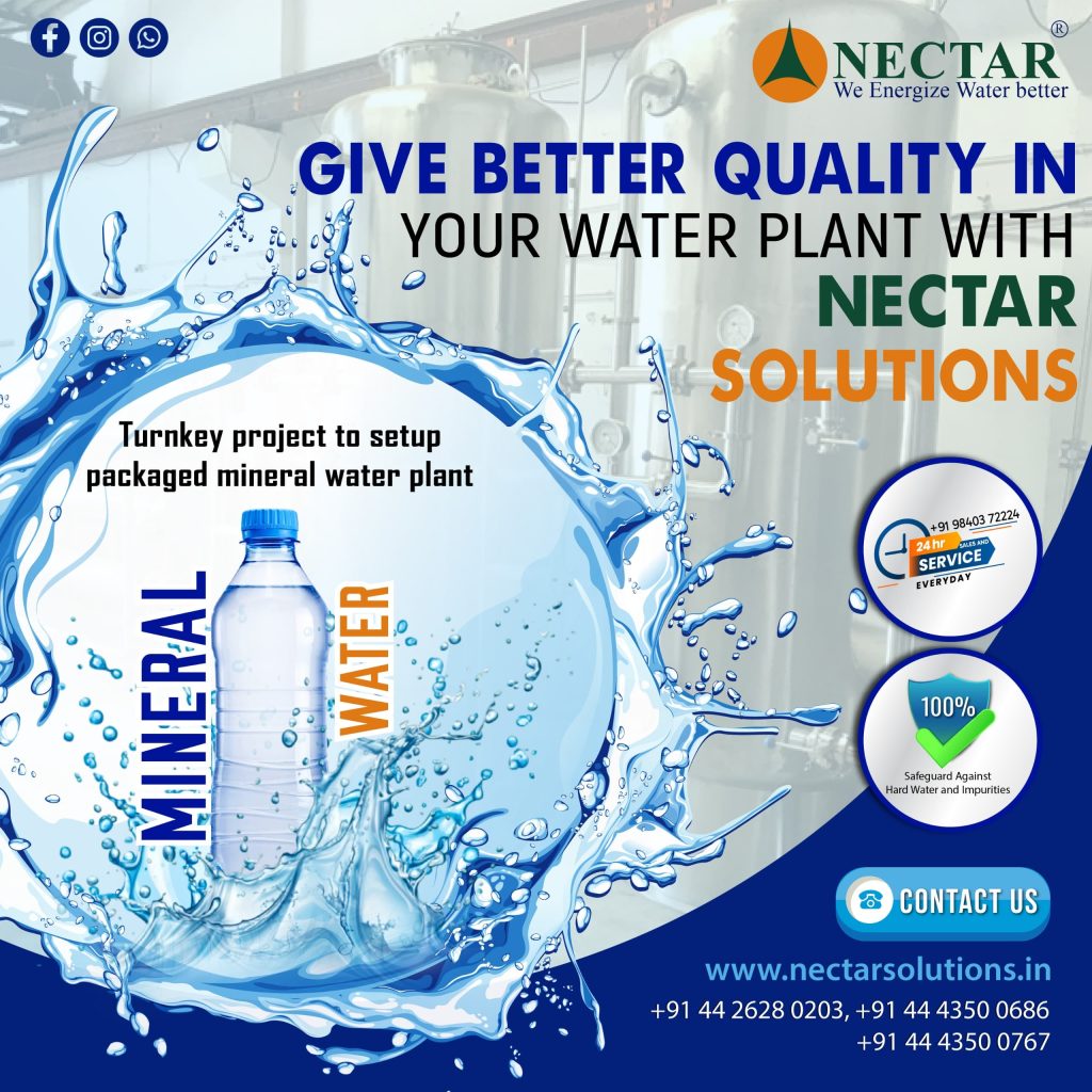 Packaged drinking water plant setup