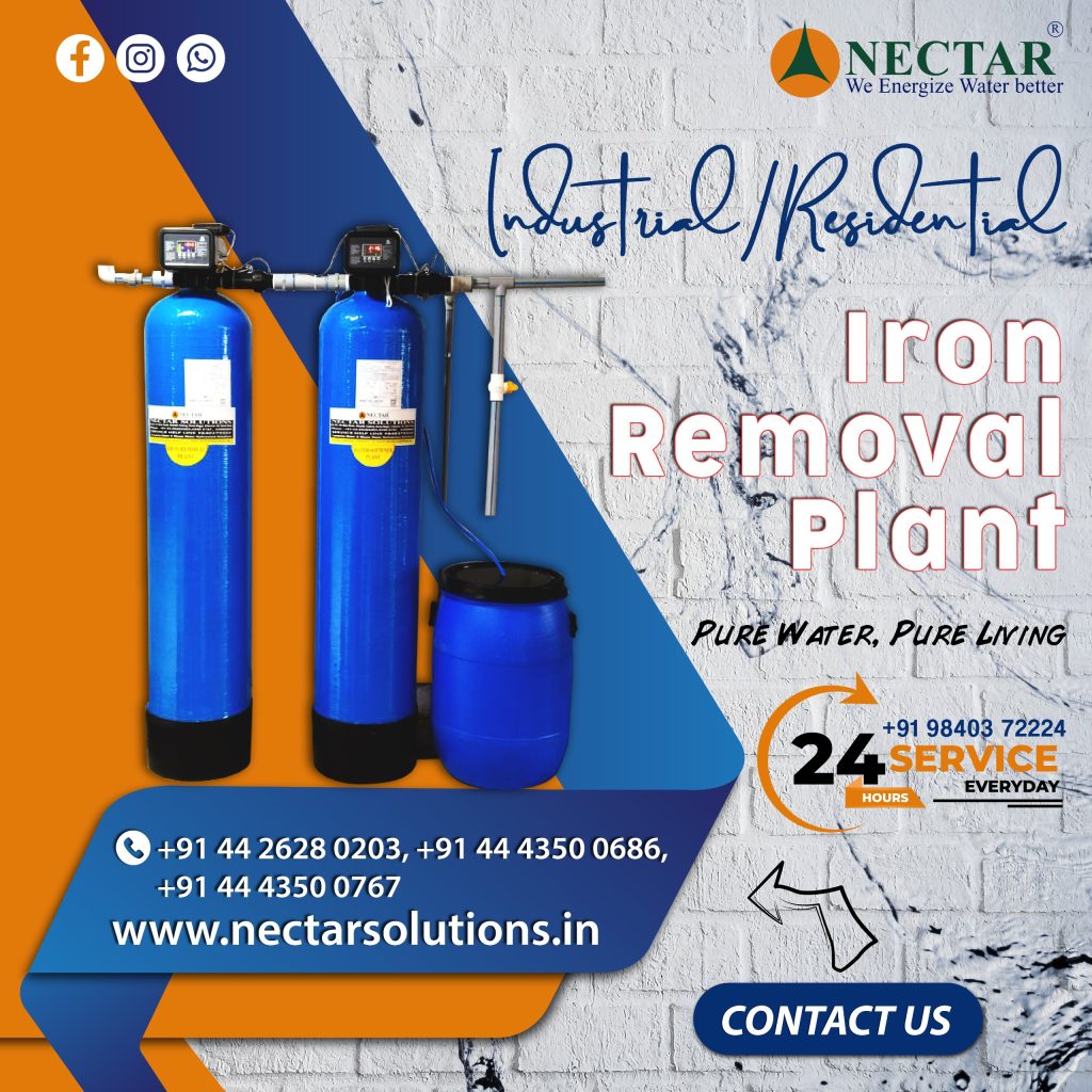 Iron Removal Plant for Home & Industry