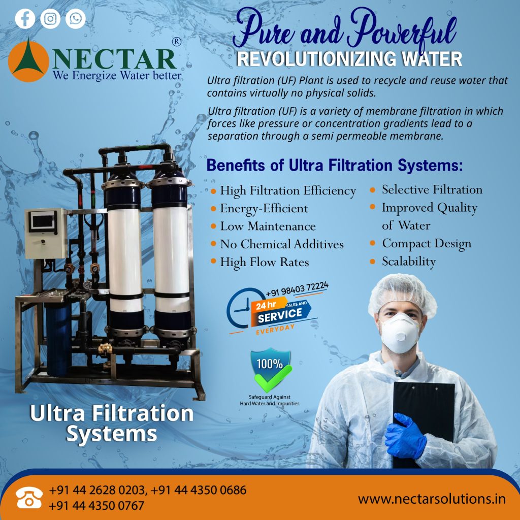 Ultra Filtration Systems in Chennai