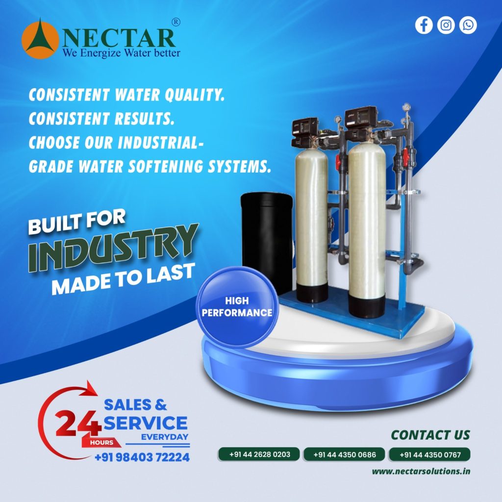 Industrial Water Softener Systems in Chennai