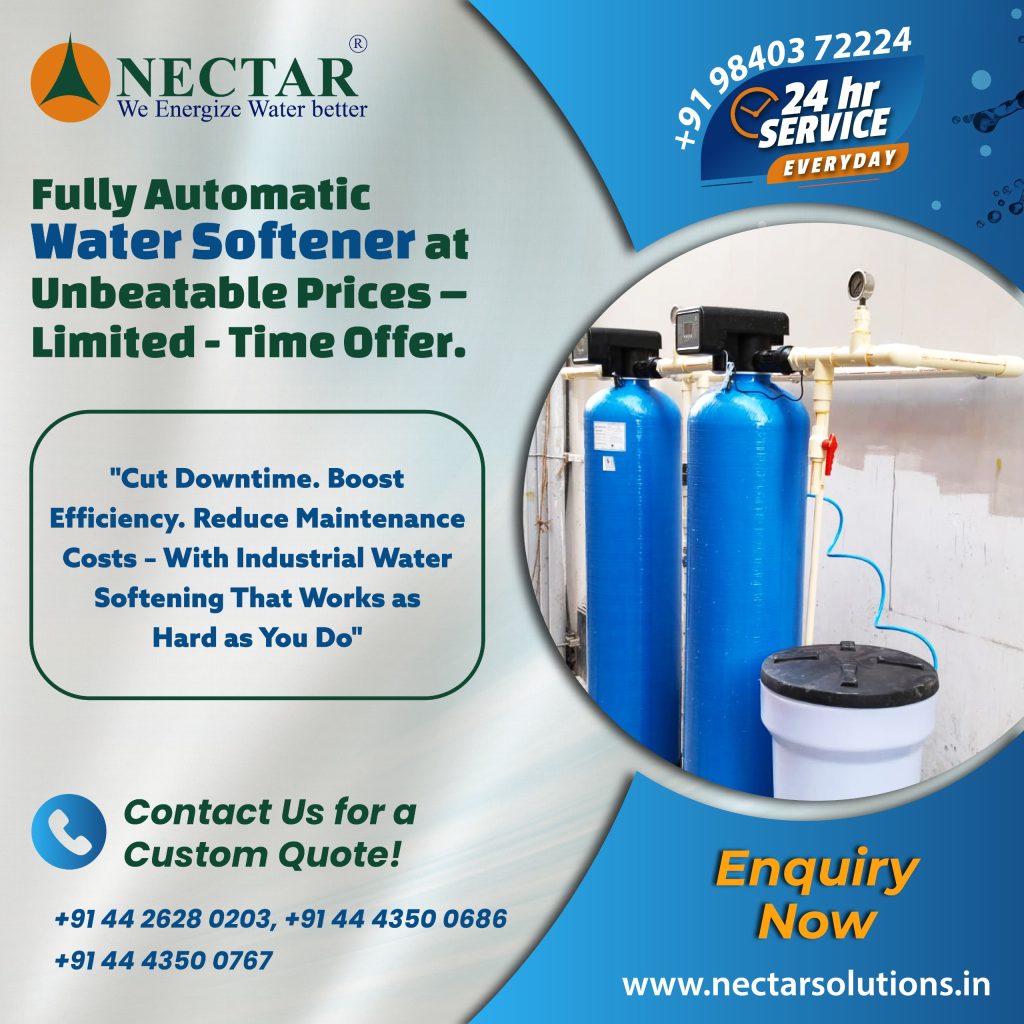 Industrial Fully Automatic Water Softener System