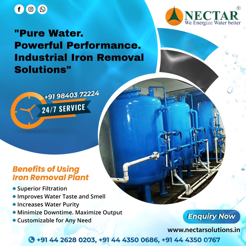 Industrial Iron Removal Plant for Water Treatment