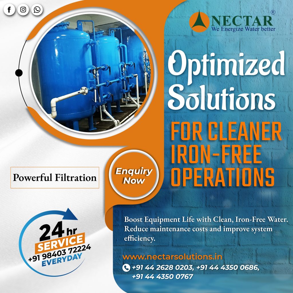 Industrial iron removal plant